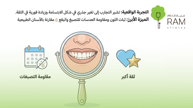 صورة-توضح-فوائد-عدسات-الاسنان-الفينير