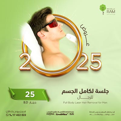 Full Body Laser Hair Removal for Men